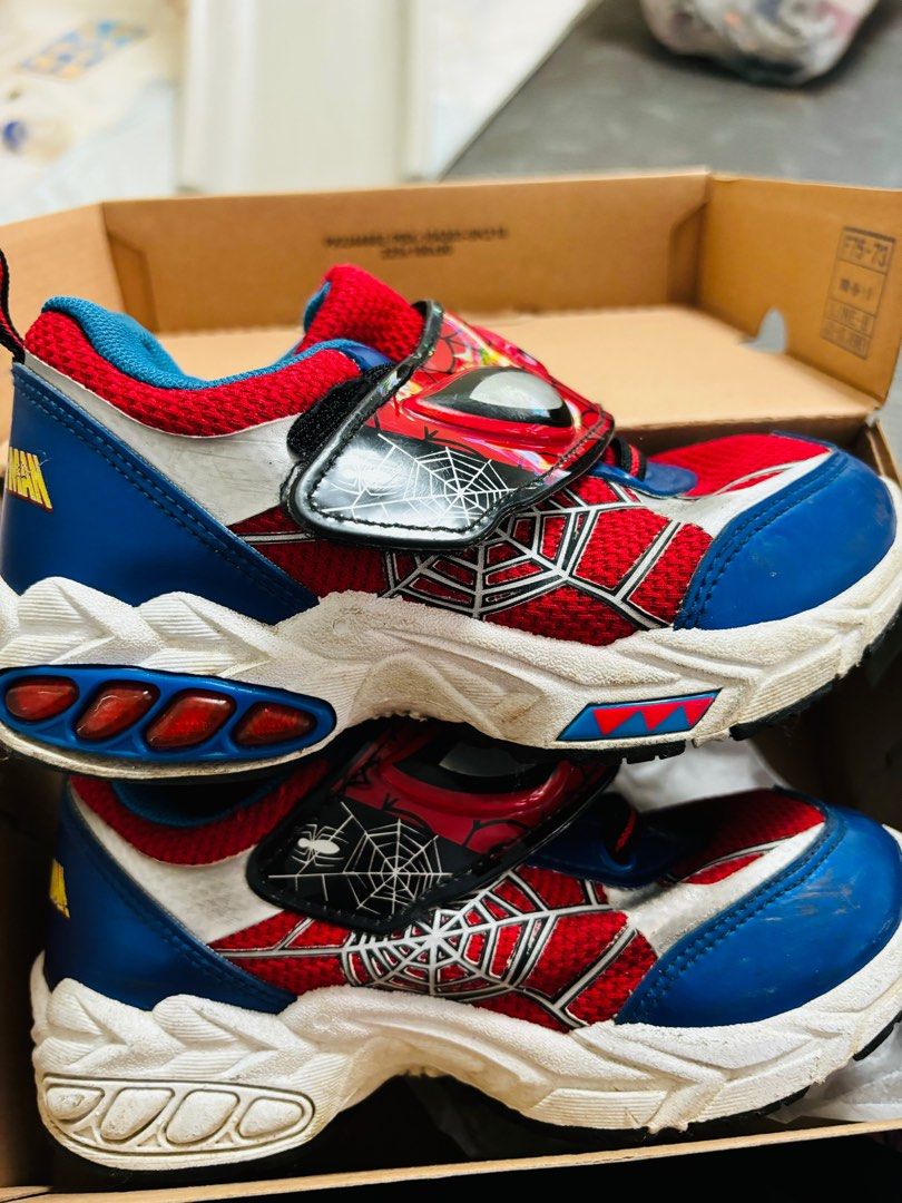 Skechers Spiderman shoes with Led lights