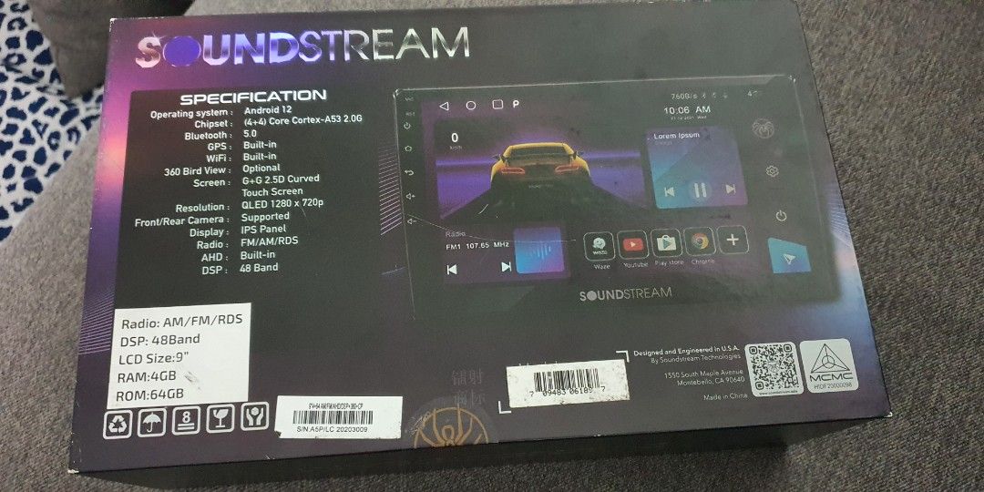 Soundstream new car android player 4gb + 64gb, Auto Accessories on ...