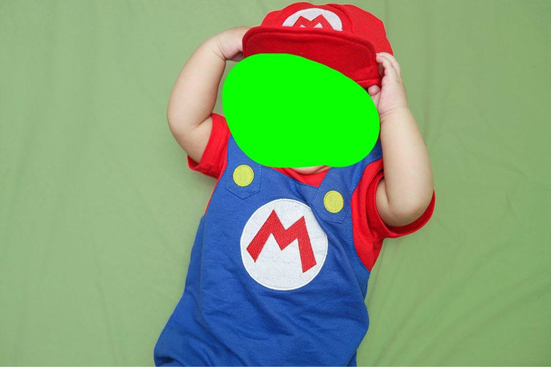 Super Mario Kids Costume (Category: Babies & Kids Fashion) located in Antipolo. Submitted by maetiamson (Listing ID 1316623074, Image 2). Description: 3-9 months My baby is 5 months on the pic. Rfs: served its purpose.