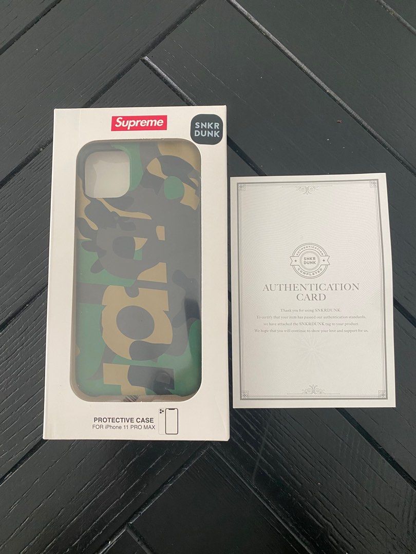 Supreme Camo iPhone 11 Pro Max cover Mobile Phones Gadgets Mobile Gadget Accessories Cases Sleeves on Carousell