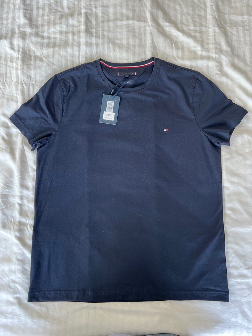 Tommy Hilfiger Core Stretch Extra Slim Fit T Shirt Size XXL Dark Blue T shirt Carousell