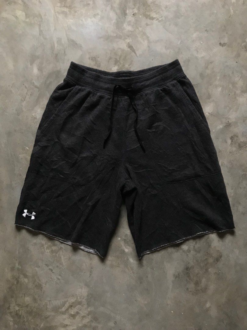 Under Armour Hustle Fleece Shorts Men s Fashion Activewear on Carousell