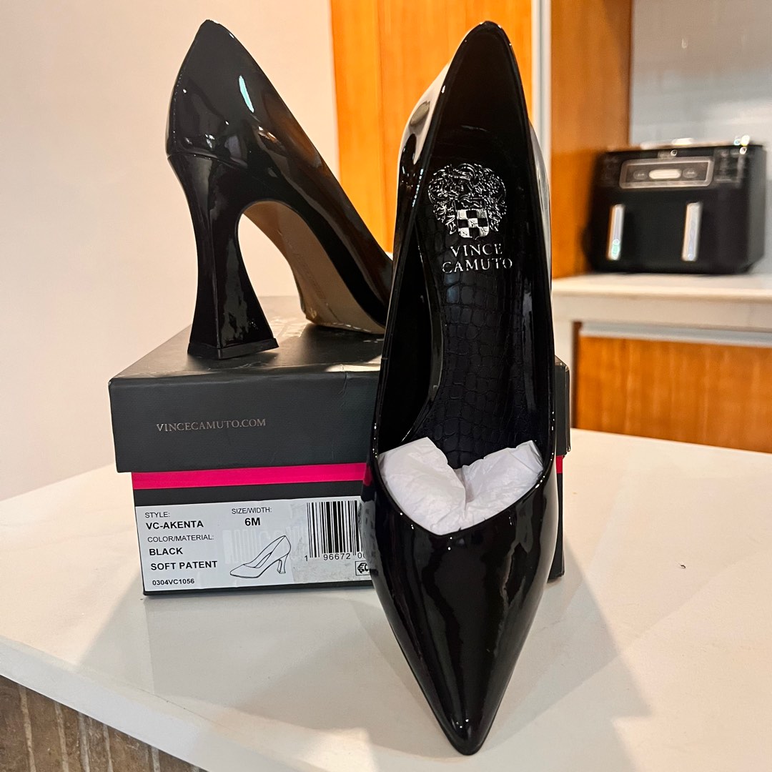 vince camuto sexy black shoes Women s Fashion Footwear Heels on Carousell