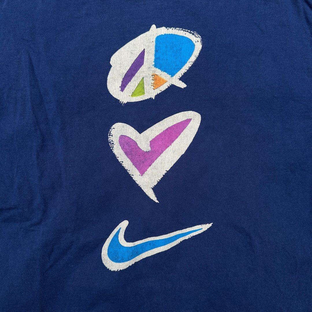 peace love swoosh shirt