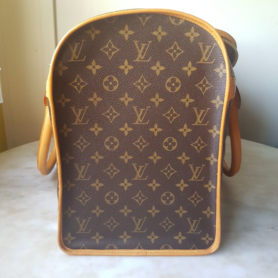 Authentic Vintage Louis Vuitton Sac Chien Pet Carrier 50 Pet Supplies Homes Other Pet Accessories on Carousell