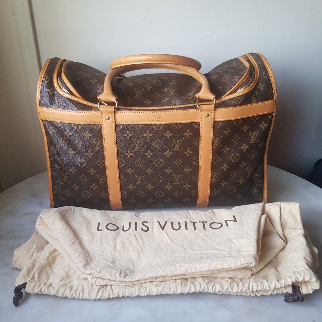Authentic Vintage Louis Vuitton Sac Chien Pet Carrier 50 Pet Supplies Homes Other Pet Accessories on Carousell