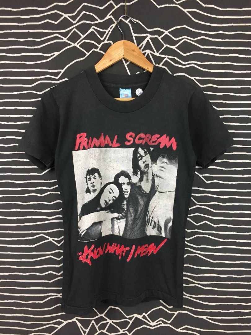 Vtg 90s Primal Scream Know What I Mean Album Promo Tee, Men's