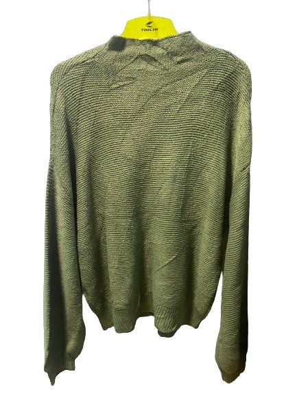 Emerald waffle 3/4 sleeve top main image 1