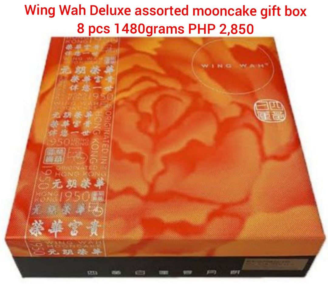 Wing Wah / October fifth mooncakes (Category: Other Food & Drinks) located in Quezon City. Submitted by lycegoroca (Listing ID 1316748557, Image 2). Description: wing Wah mooncakes from Hong Kong October fifth mooncakes from Macau.
