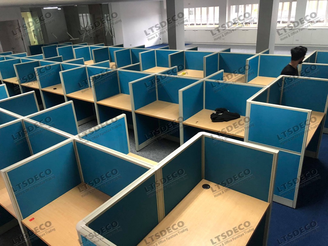 WORKSTATION BPO TABLE OFFICE PARTITION FURNITURES, Furniture & Home ...