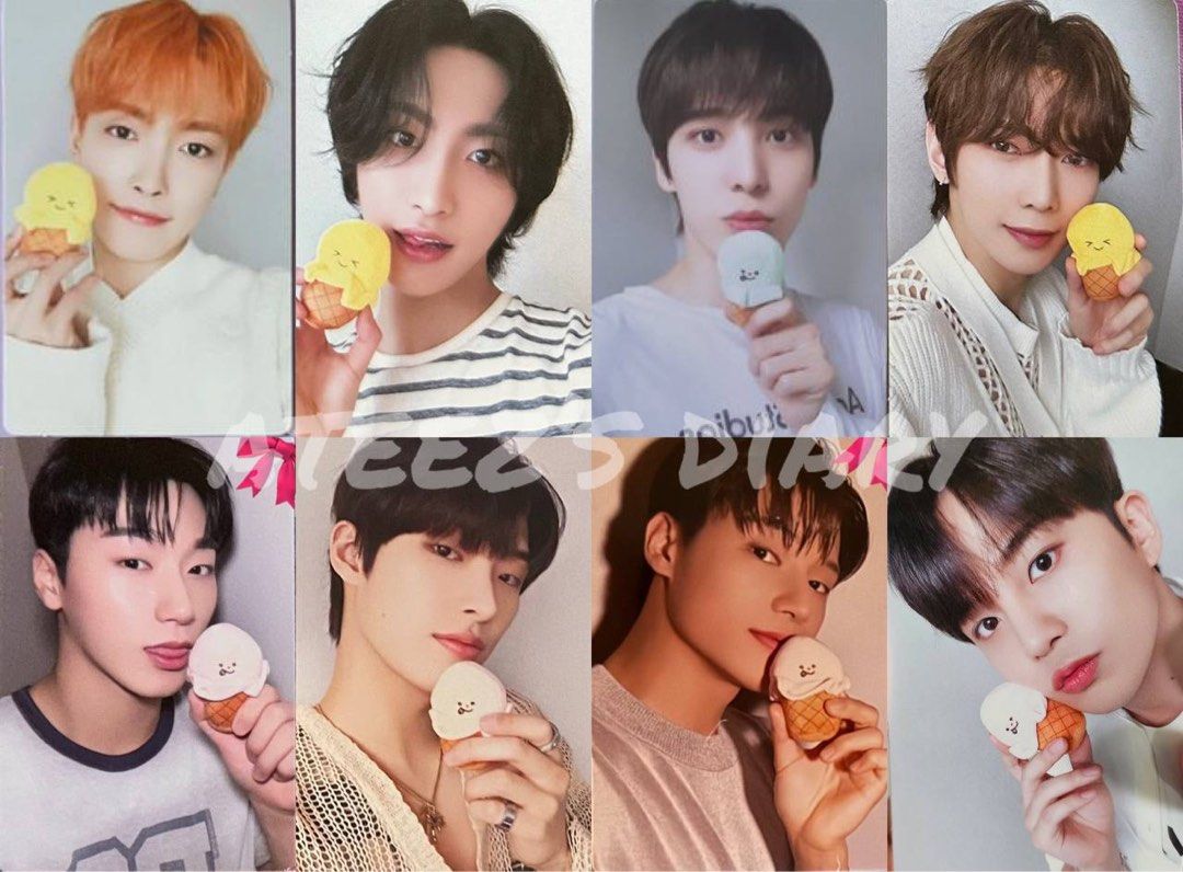 ateez EU fnac アイスクリーム トレカ ホンジュン ATEEZ ホンジュン fnac アイスクリームver. トレカ