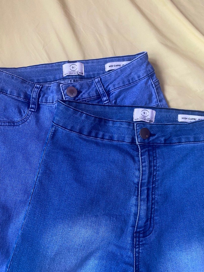Capri jeggings with pockets clearance