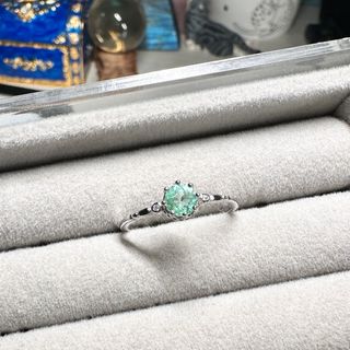 đ Natural Ice Green Tourmaline Ring đ Sterling Silver Ring Tourmaline Natural Tourmaline Crystal Ring Jewelry Accessory Gift Tourmaline Ring64205752059394110