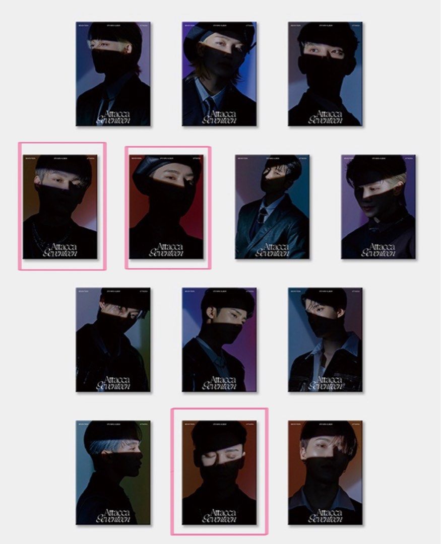 Seventeen Mini9 Attacca Album Carat Ver. - Joshua 換/放