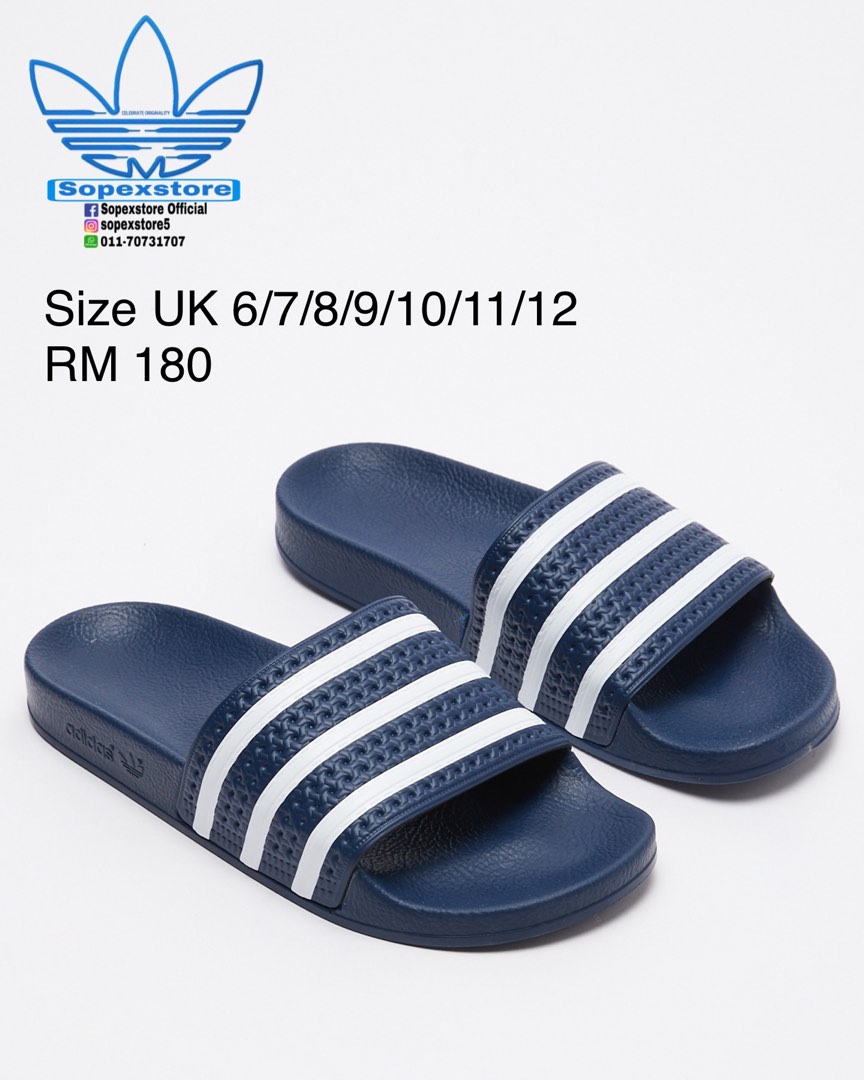 ADIDAS ADILETTE ORIGINAL 288022 Men s Fashion Footwear Flipflops and Slides on Carousell