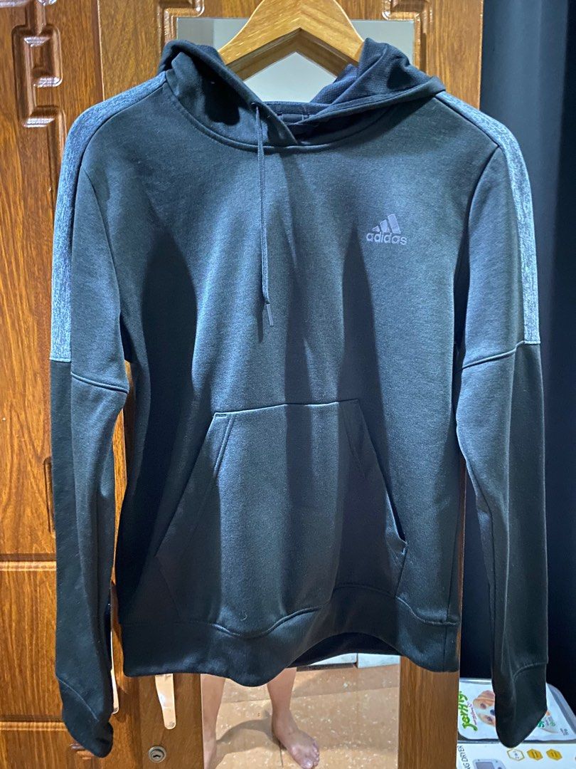 Adidas unisex hoodie (Category: Coats, Jackets and Outerwear) located in Manila. Submitted by hope01 (Listing ID 1316911094, Image 1). Description: Well worn, black gray Adidas hoodie purchased in the US Outlet store. RFS: Fund raising for animal welfare groups affected by Typhoon Carina..