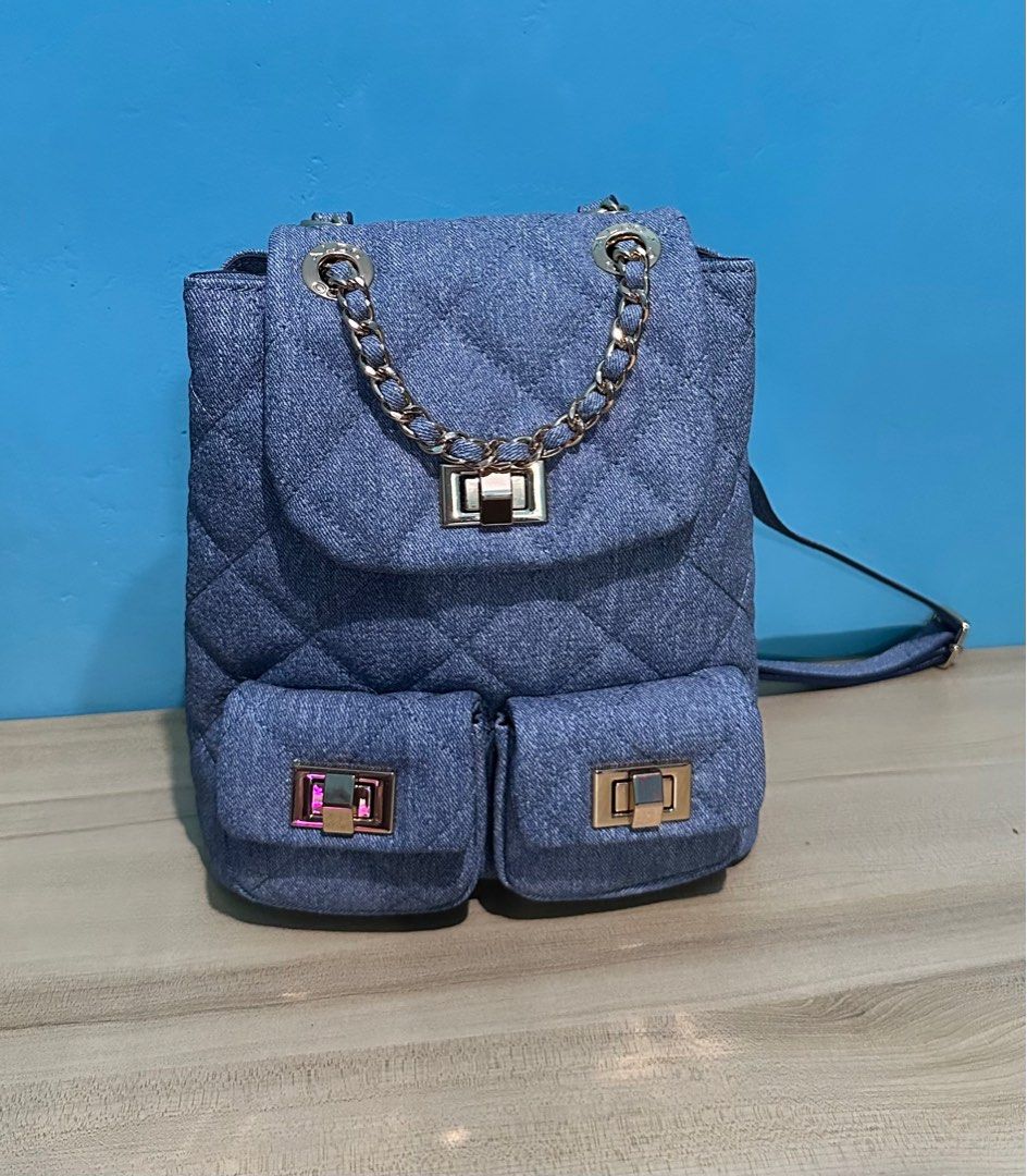 Aldo blue backpack store