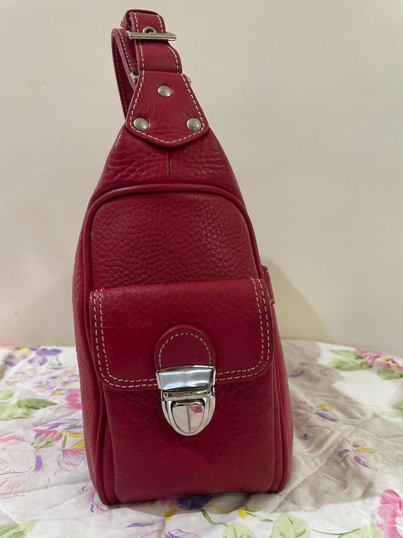 Arnaldo Bassini Red Bag Luxury Bags Wallets on Carousell