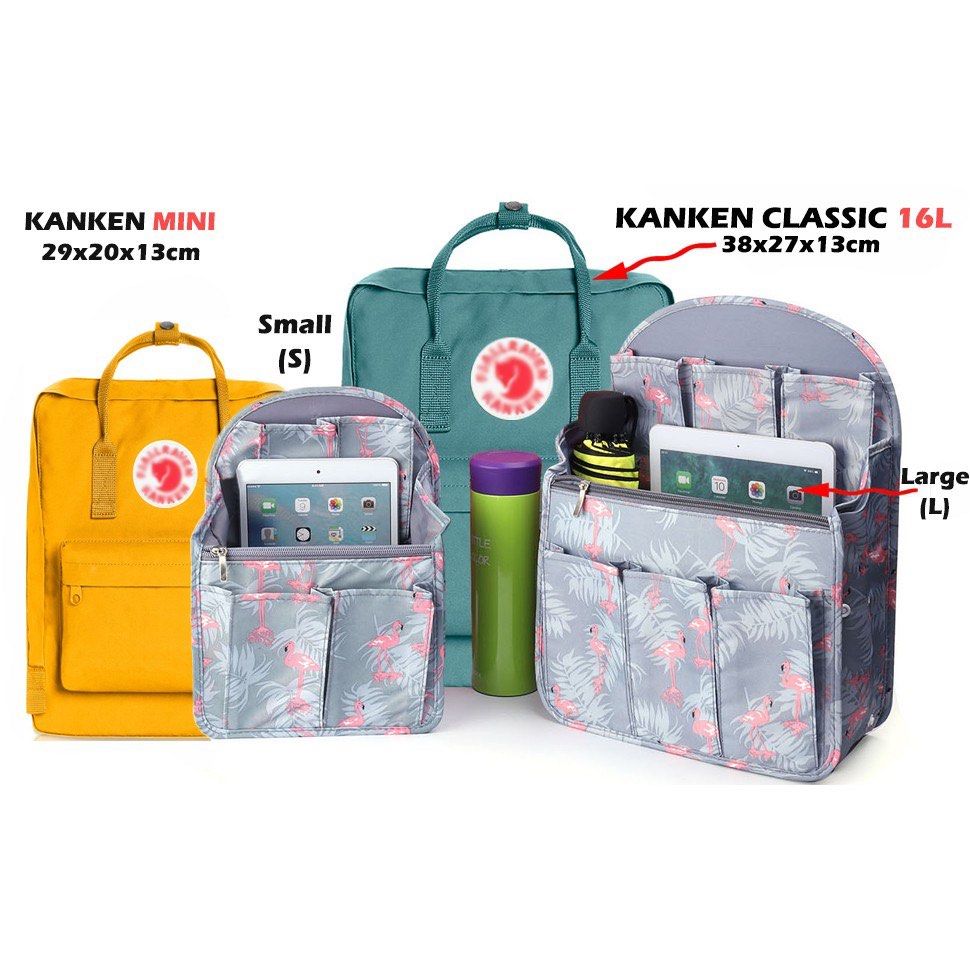 Small Backpack organiser bag insert for kanken mini