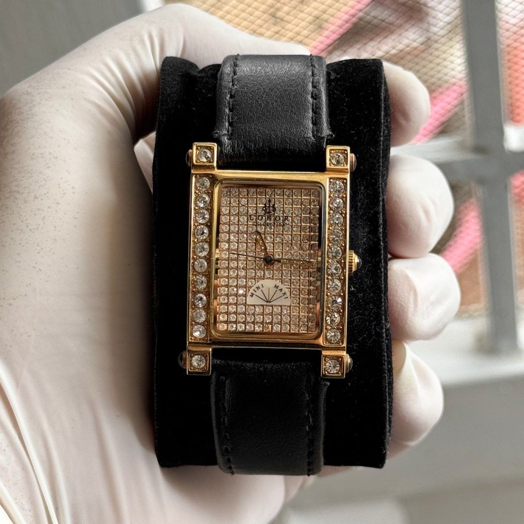 Barunya 2jt Jam Tangan Lobor Collection Tank Lapis Emas Gold Plated 18K Original