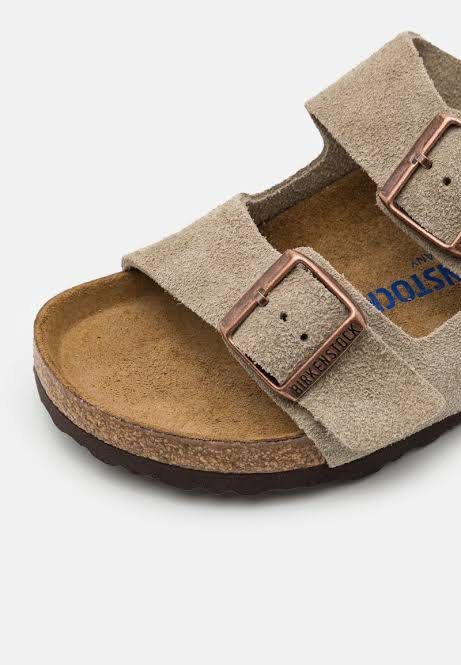 Birkenstock Arizona Taupe Soft Footbed Women s Fashion Footwear Flats Sandals on Carousell