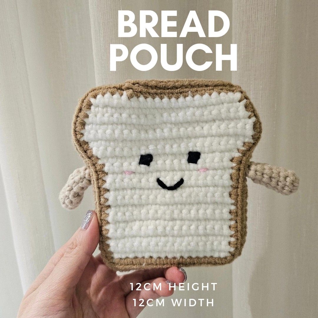 Teachers' Day Birthday Gift Idea* Bread Pouch Bag Purse Crochet