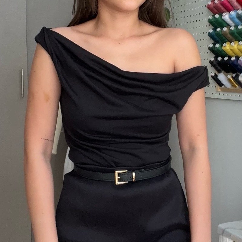 Goddess Top in Black main image 1