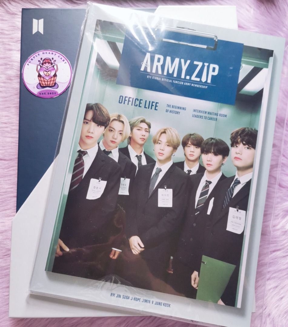 BTS ARMY KIT VOL 8 (UNSEALED) (Category: K-Wave Merchandise) located in Makati City. Submitted by phc19 (Listing ID 1316961923, Image 1). Description: 👀 PLEASE BASAHIN MUNA MAIGI BAGO MAGTANONG.👀 📌INCLUSIONS ✔ FILE RACK ✔ ARMY ZIP (PHOTOBOOK) ✔ MEMO PAD 📝 CLICK THE LINK BELOW TO ORDER ⬇️ 🔗 https://linktr.ee/purpleheartcart 🚫 NO HAGGLING / LOWBALLING OF PRICES. PRICES ARE FIXED. 🚫 NO COD 🚫 NO RUSH SHIPPING ✨ ONHAND AND OFFICIAL ✨ FLAWS/CON