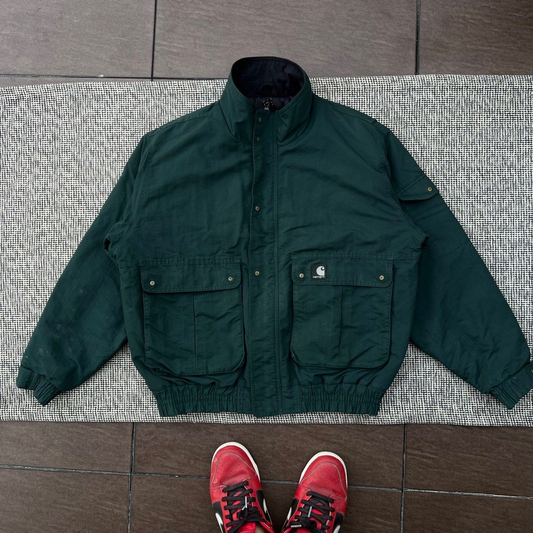 Carhartt army green jacket clearance