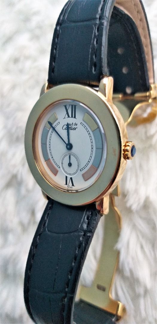 CARTIER must de CARTIER ARGENT PLAQUE Women s Fashion Watches Accessories Watches on Carousell