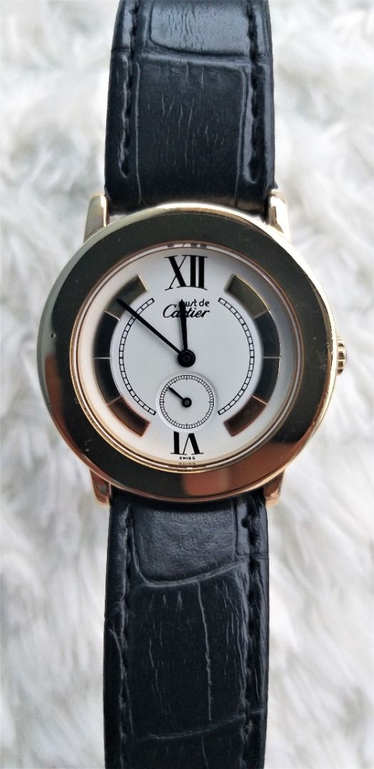 CARTIER must de CARTIER ARGENT PLAQUE Women s Fashion Watches Accessories Watches on Carousell