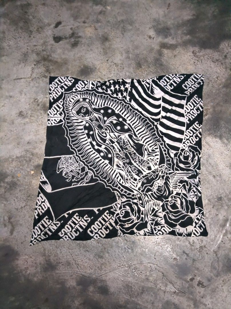 Chicano Cholo Mexicana Mother Mary Bandana Handkerchief La Cultura, Men ...