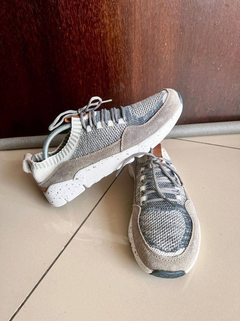 Clark Classic Three Flap Sneakers TriActive Knit Mesh Shoes Men s Fashion Footwear Sneakers on Carousell