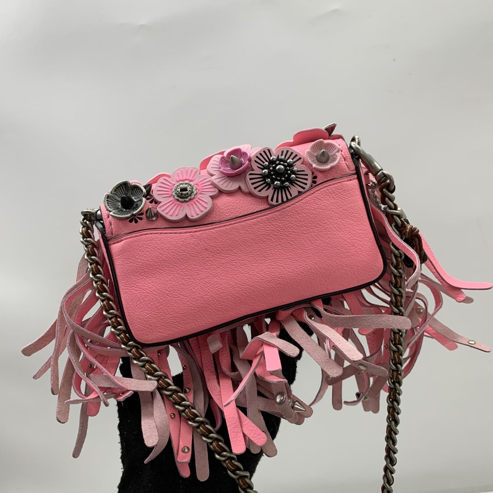 coach 1941 Wild Tea Rose Fringe Mini y2k