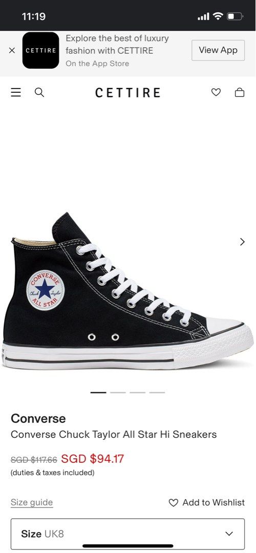 Converse Chuck Taylor Black M9160C Men s Fashion Footwear Sneakers on Carousell