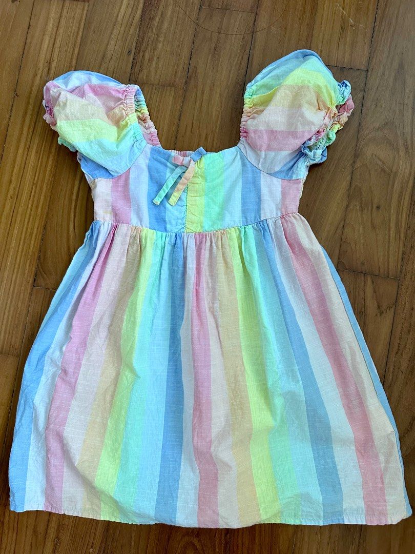 Cotton on rainbow dress