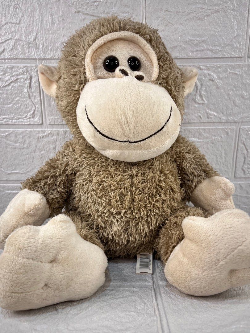 Dan Dee Large Classic Monkey Chimp Candy Cane Plush Stufftoy Hobbies Toys Memorabilia Collectibles Vintage Collectibles on Carousell