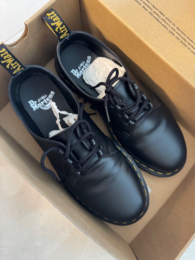 Dr Martens Leather Shoe 1461 Ben Men s Fashion Footwear Dress Shoes on Carousell