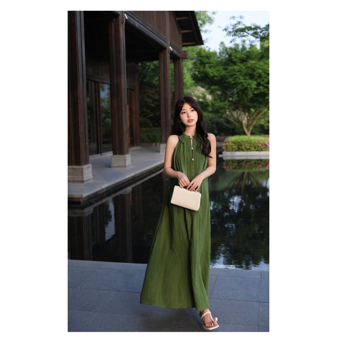 midi dress green floral MEADOWA Mint Green Floral Corset Midi Dress main image 0