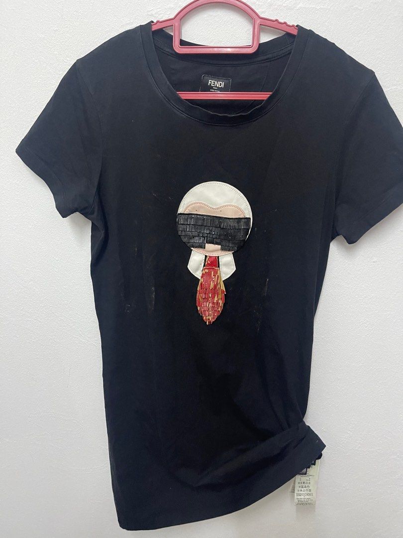 Fendi karl lagerfeld t shirt store