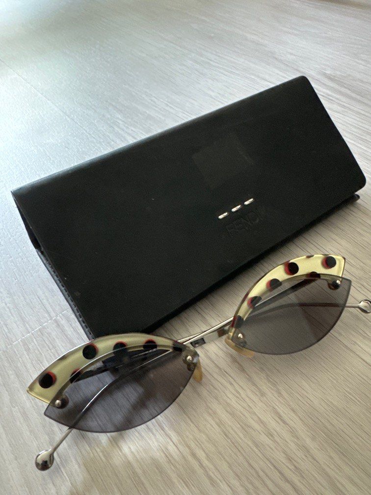 Fendi polka dot sunglasses shop