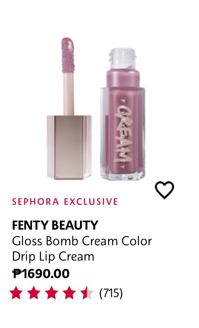 Fenty Lip Cream Mauve Wives (Category: Makeup) located in Paranaque City. Submitted by wakeupnmakeup.ph (Listing ID 1316993012, Image 1). Description: Swatched only with box Newly opened -july 28 .