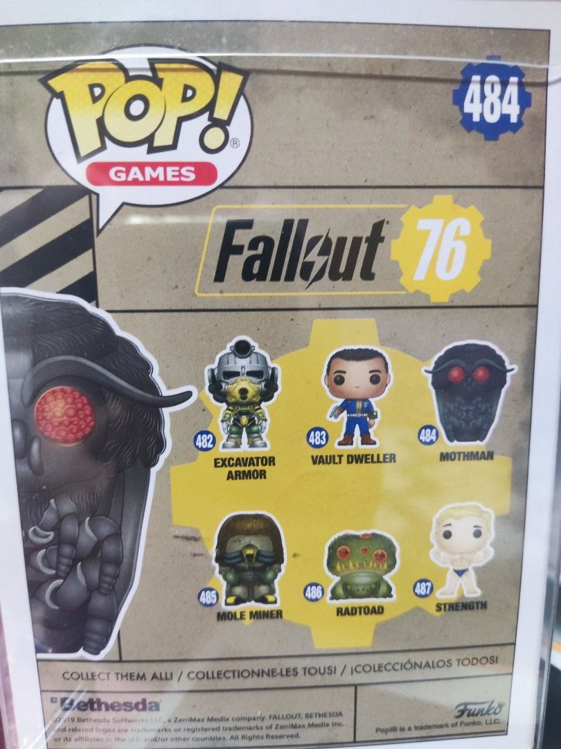 Funko Fallout Mothman (Category: Designer & Blind Box Toys) located in Manila. Submitted by nedfi1983 (Listing ID 1316865445, Image 2). Description: funko fallout mothman. new with protector. Never out of box. negotiable.
