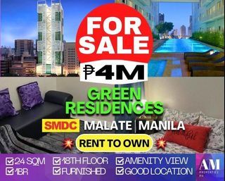 Green Residences Malate City 1 Bedroom for Sale