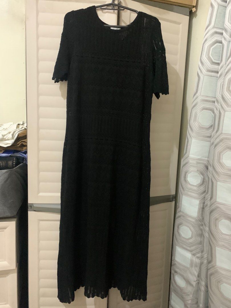 GU Knitted Dress with free inner (Category: Dresses) located in Paranaque City. Submitted by joymrtnz (Listing ID 1316910271, Image 2). Description: GU Knitted Dress With free black inner never worn medium size see picture.