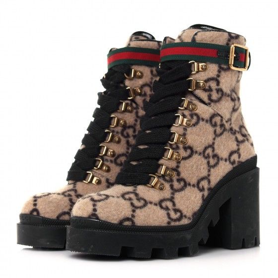 Gucci boots monogram on sale