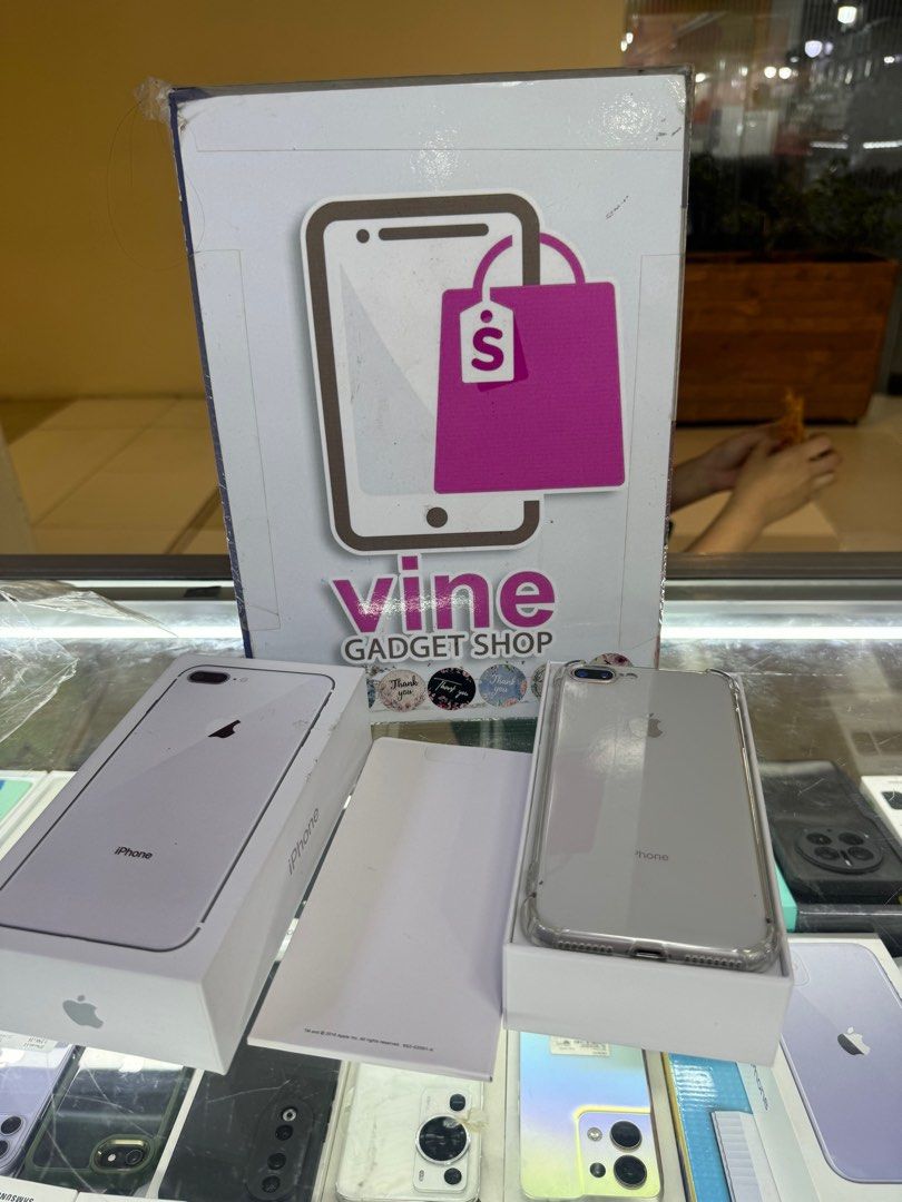 iphone 8plus 64gb 2ndhand (Category: iPhone 8 Series) located in Cainta. Submitted by vine_gadget_shop (Listing ID 1316814371, Image 1). Description: iphone 8plus 64gb 2ndhand openline pick up store greenhills shopping center we accept trade in we accepy credit card and ggives installment we do cod and door to door we ship nationwide for fast transaction call 09277368323 look for vine visit my fb page vine gadget shop.