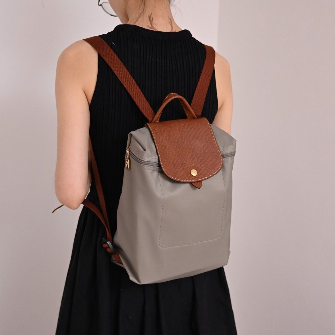 LC Le Pliage Backpack in Grey