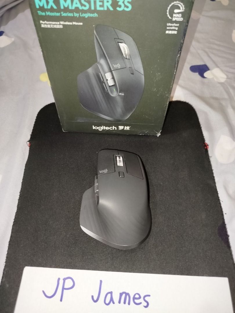 Logitech MX MASTER 3S🔥World's Best Productivity Mouse (latest model) (Category: Mouse & Mousepads) located in Marilao. Submitted by calibre027 (Listing ID 1316828531, Image 2). Description: Logitech MX MASTER 3S🔥World's Best Productivity Mouse (latest model) 🔥100% ORIGINAL, not yet opened for repairs 🔥test all you want at unli check sa meetup 🔥SRP is is around 6k 👉 Package: Mouse + outer box only 👉 meetup - Anonas, Quezon City / pwede sm n