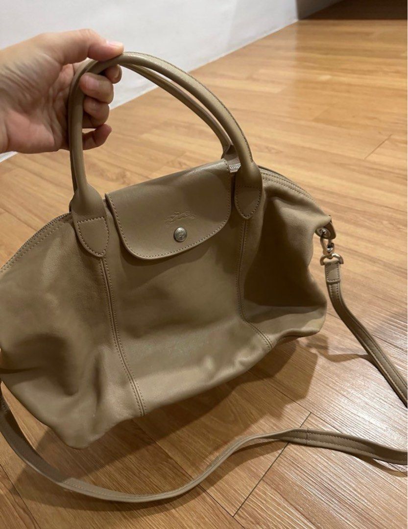 Longchamp Leather Sling Bag Medium